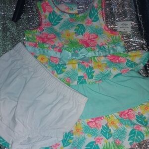 Small Wonder Little Girls Dress Set 3/6M